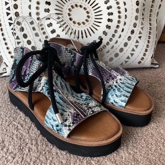 Free People Aubrey wrap platform sandals - Picture 4 of 13